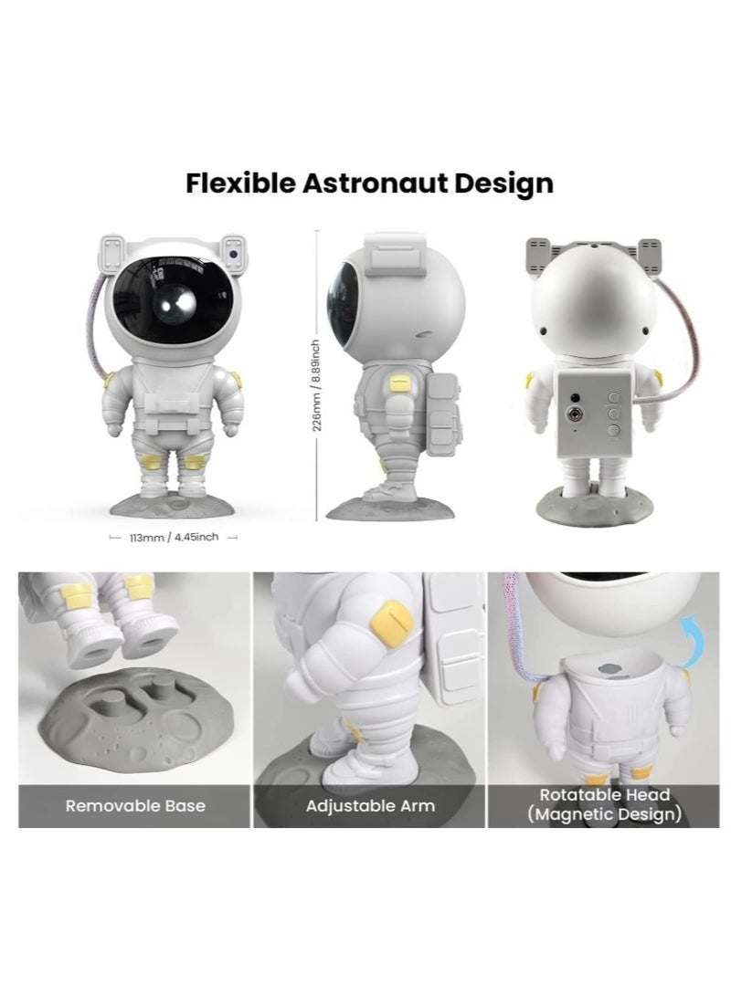 Astronaut Star Projector Galaxy Night Light - Kids Space lights LED Lamp with Remote Control Timer and Remote 360° Adjustable Design for Gaming Room Home Theater - Image 3