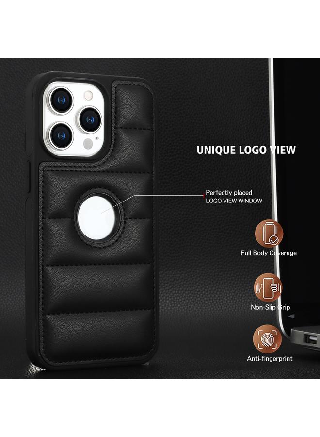 S-TOP Case For iPhone 13 Pro Piano Key Hollow Cutout PU Phone Case - Image 5