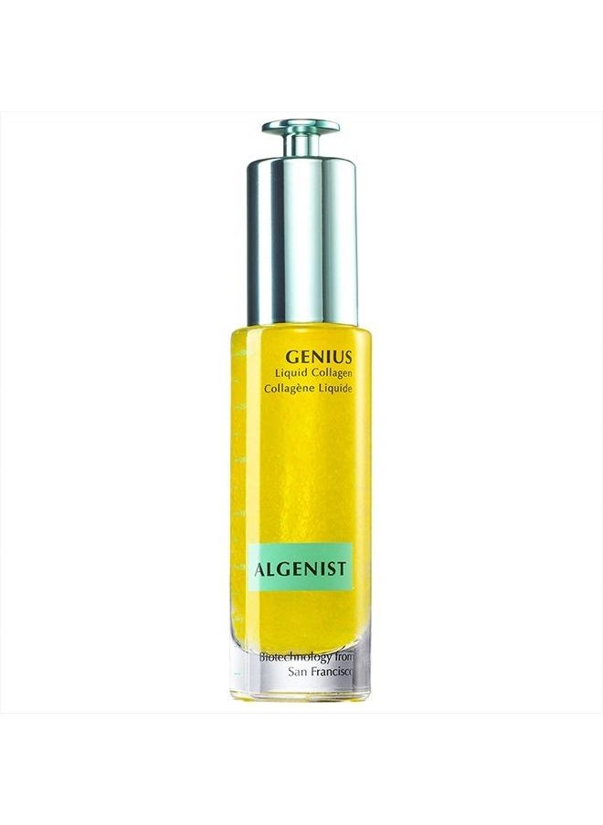 Algenist - Genius Liquid Collagen - Vegan, Plant-Based Collagen Dropper with Vitamin E & Omega 3, 6 & 9 - Active Anti-Aging Formula - Non-Comedogenic & Hypoallergenic Skincare (30ml / 1oz) - Image 1