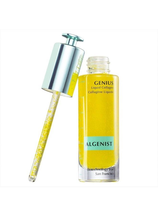 Algenist - Genius Liquid Collagen - Vegan, Plant-Based Collagen Dropper with Vitamin E & Omega 3, 6 & 9 - Active Anti-Aging Formula - Non-Comedogenic & Hypoallergenic Skincare (30ml / 1oz) - Image 1