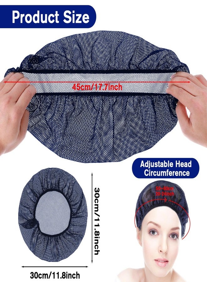 Jeffdad شبكة شعر جيفداد للنوم، 6 قطع، شبكة شعر قابلة لإعادة الاستخدام للنوم، شبكة شعر للشعر المجعد، قبعات نوم للنساء - Image 3