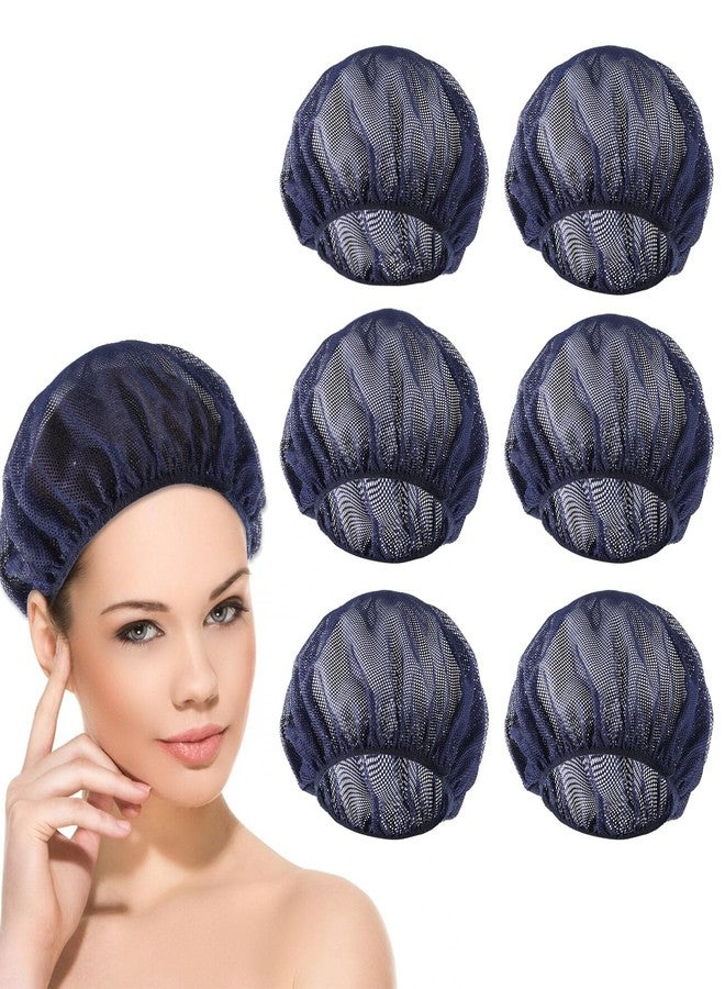 Jeffdad شبكة شعر جيفداد للنوم، 6 قطع، شبكة شعر قابلة لإعادة الاستخدام للنوم، شبكة شعر للشعر المجعد، قبعات نوم للنساء - Image 1