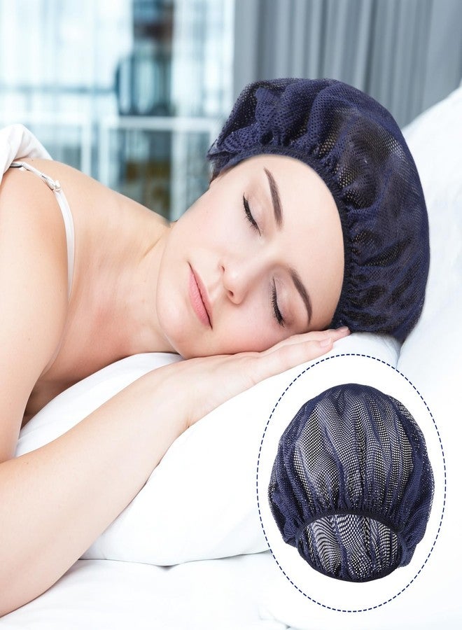 Jeffdad شبكة شعر جيفداد للنوم، 6 قطع، شبكة شعر قابلة لإعادة الاستخدام للنوم، شبكة شعر للشعر المجعد، قبعات نوم للنساء - Image 5