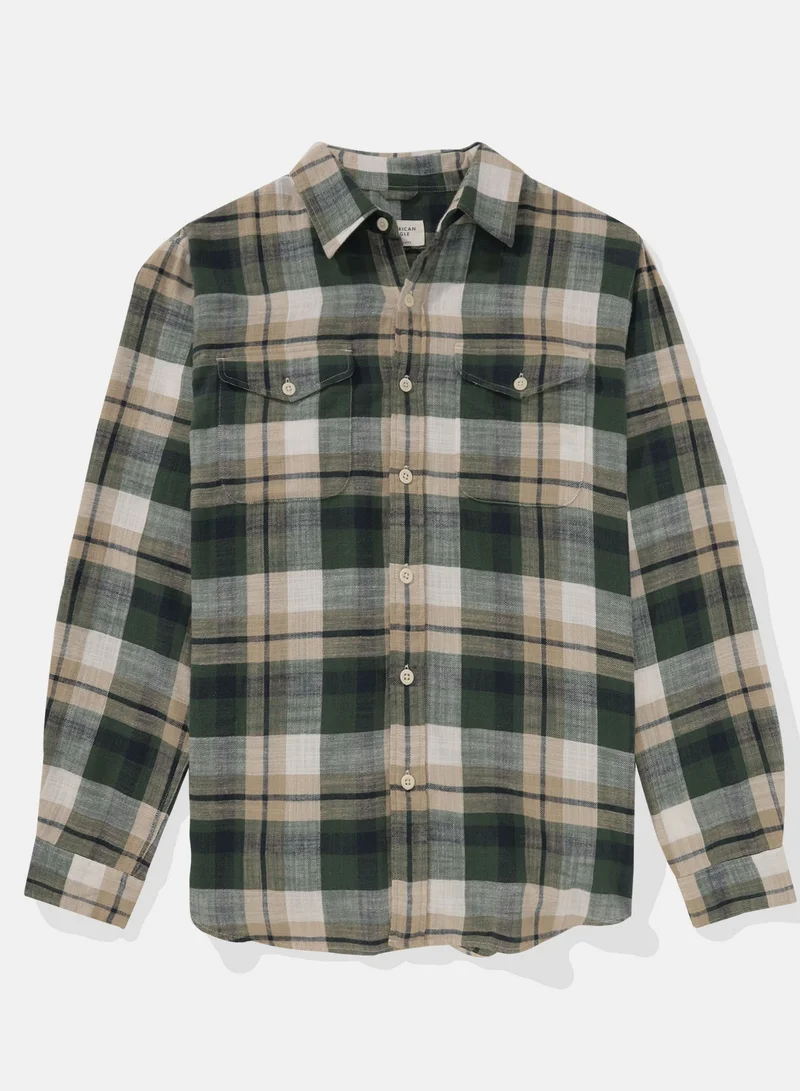 American Eagle AE Cozy Cabin Flannel