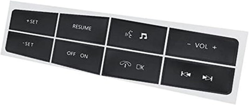 DEMULAX Steering Wheel Button Repair Sticker for Mustang - Image 1