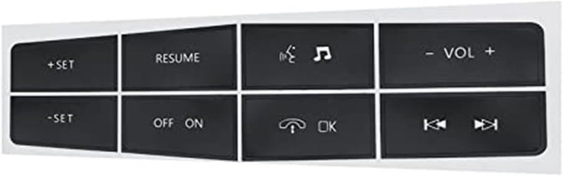 DEMULAX Steering Wheel Button Repair Sticker for Mustang - Image 3