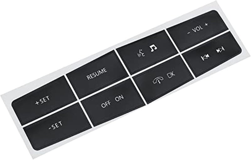 DEMULAX Steering Wheel Button Repair Sticker for Mustang - Image 5