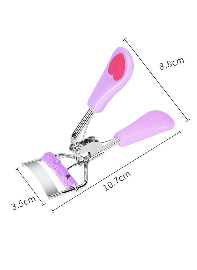 Makeup Eyelash Curler Purple/Pink,Eyelash Curlers with Comb, with Built-in Comb, Eyelashes Curler, The Professional Lash Tool