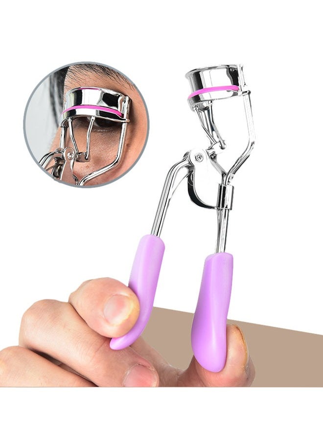 Makeup Eyelash Curler Purple/Pink,Eyelash Curlers with Comb, with Built-in Comb, Eyelashes Curler, The Professional Lash Tool