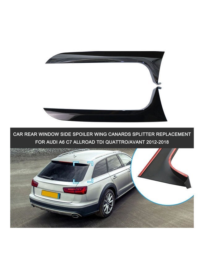 NIBEMINENT 2-Piece Car Rear Window Side Spoiler - Image 4