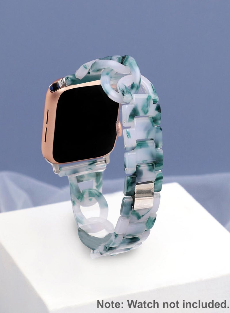 Haute Sauce Textured Acrylic Apple Watch Strap For Women | 42mm/44mm/45mm - Image 3