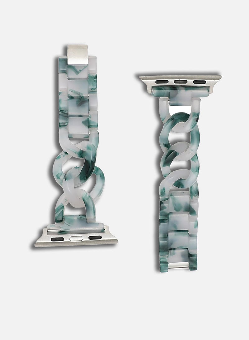 Haute Sauce Textured Acrylic Apple Watch Strap For Women | 42mm/44mm/45mm - Image 4