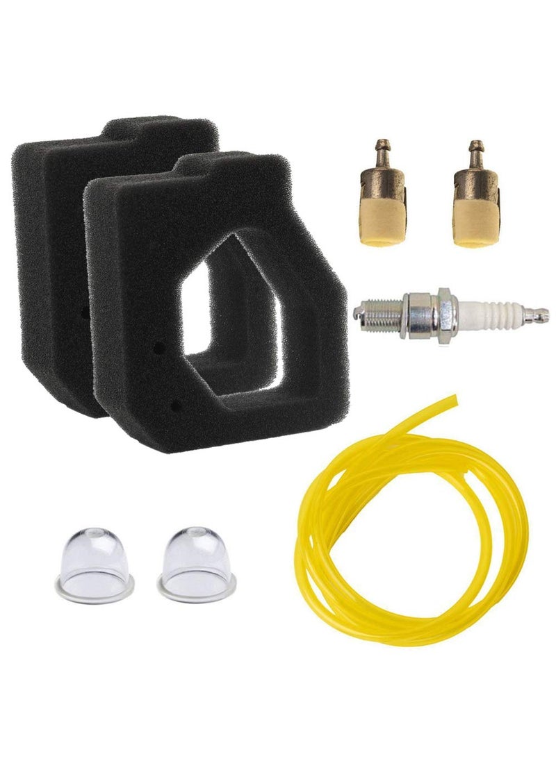 HIFROM HIFROM Replacement Fuel Filter Line Air Filter Primer Bulb with Splar Plug Replacement for Honda GX25 GX25N GX25NT FG110 FG110K1 Engine Tiller Part 17211Z0H800 