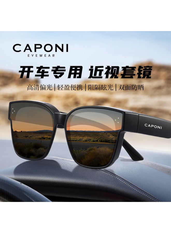 Gabelli Jiaboli , Hud Sungl, Polarized Lenses For Men, Driving Sungl, Uv Protection, Large Face - Image 1
