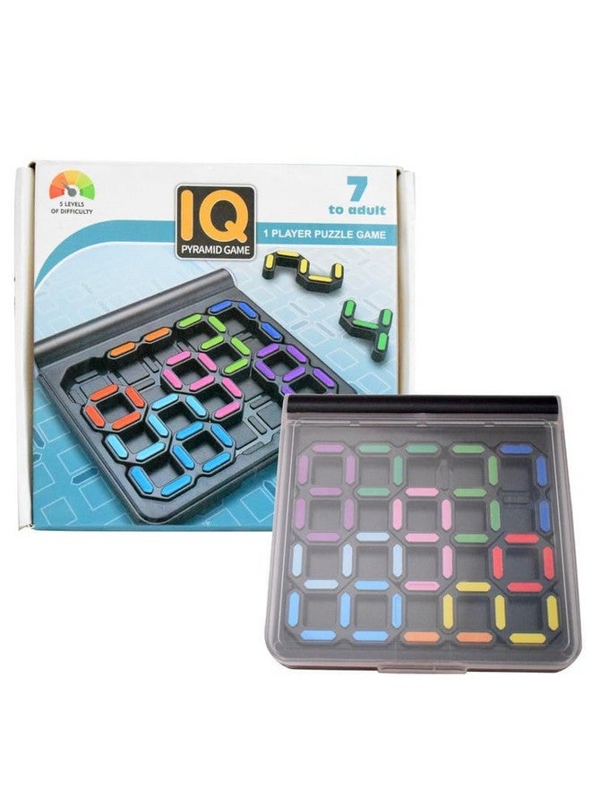 Brand Conquer IQ Toy, 120 Challenges, 5 Levels of Difficulty, 1-Player Brain Teaser for Kids and Adults, Enhances Logic and Problem-Solving Skills (IQ Game-4) - Image 1