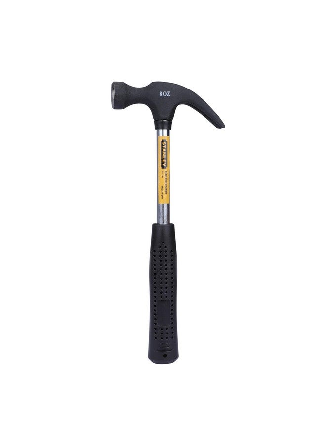 Stanley STANLEY 51-152 Claw Hammer with Steel Shaft for Masonry, Woodwork, Fittings for Home, DIY, Mechanic, Industrial & Professional Use, GREY & BLACK  - Image 1