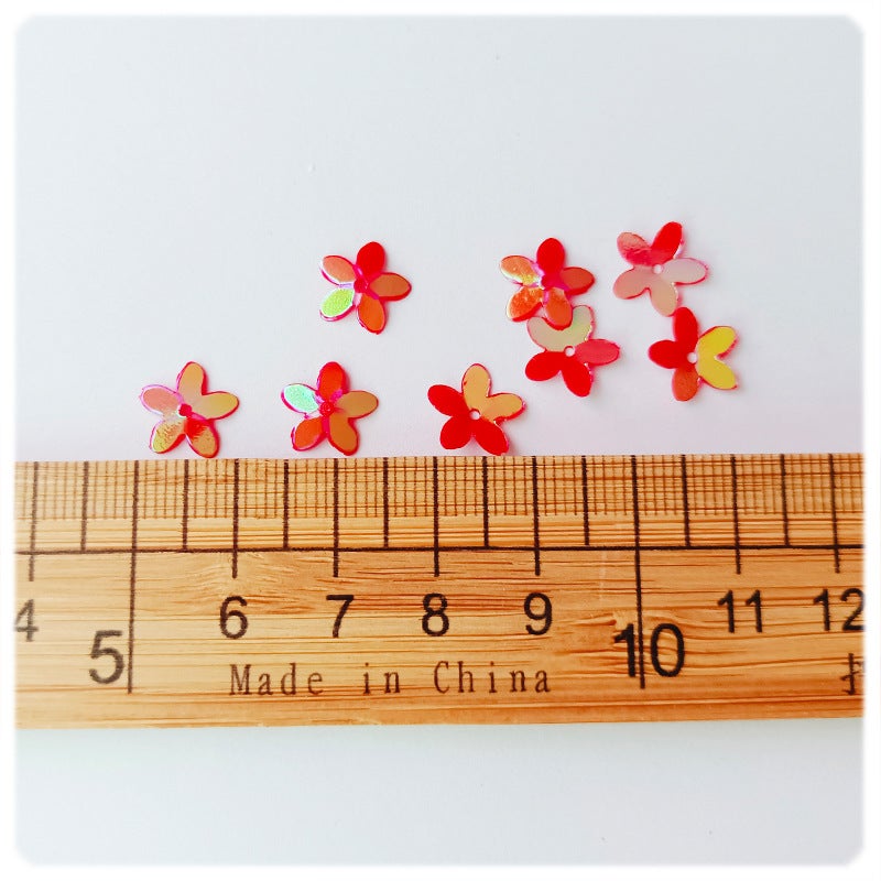 Ya Leduo 10Mm Five-Petal Pointed Concave Plum Beads In The Hole Embroidery Diy Children'S Stage Clothing Lace Decorative Sequins - Image 3
