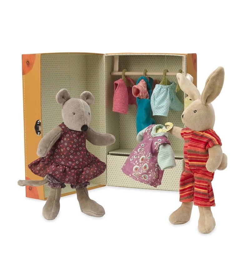 مولين روتي Moulin Roty La Grande Famille حقيبة خزانة صغيرة - Image 1