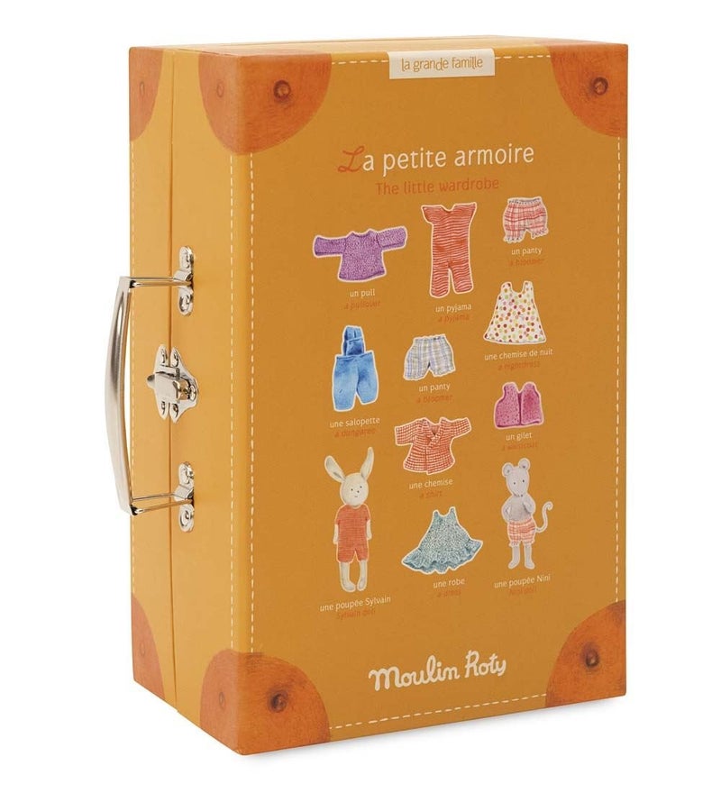 مولين روتي Moulin Roty La Grande Famille حقيبة خزانة صغيرة - Image 3