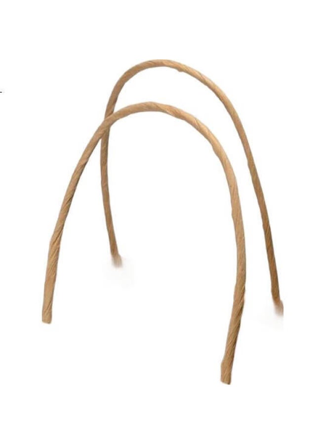 Jiachi Kraft Paper Bag Handbag 28*15*28Cm*20Pcs Gift Storage Bag Disposable Packaging Bag - Image 3