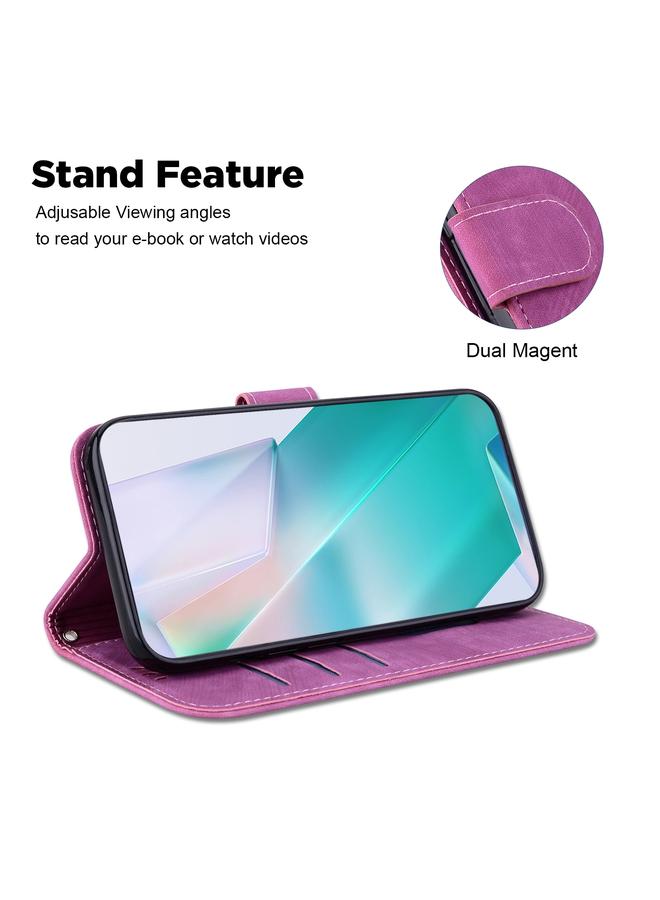 S-TOP Case For Huawei nova 12 Pro / nova 12 Ultra Little Tiger Embossed Leather Phone Case - Image 5