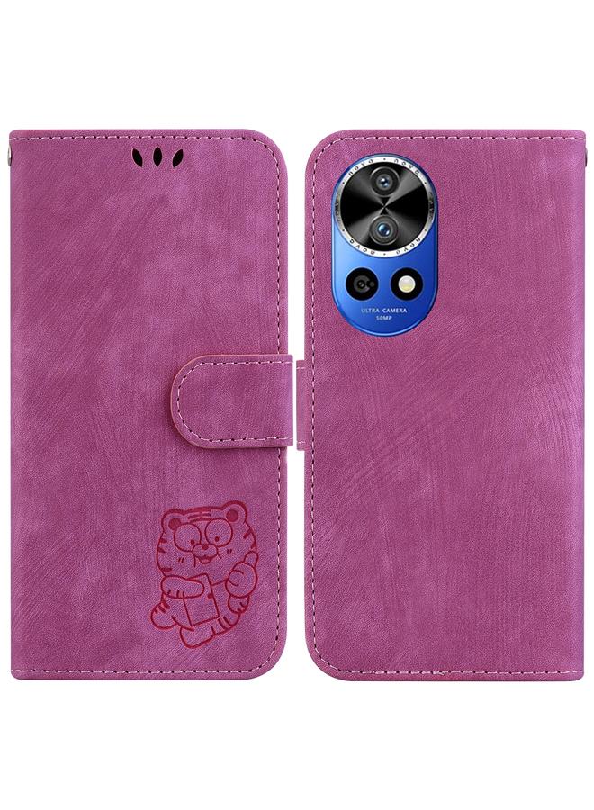 S-TOP Case For Huawei nova 12 Pro / nova 12 Ultra Little Tiger Embossed Leather Phone Case - Image 1