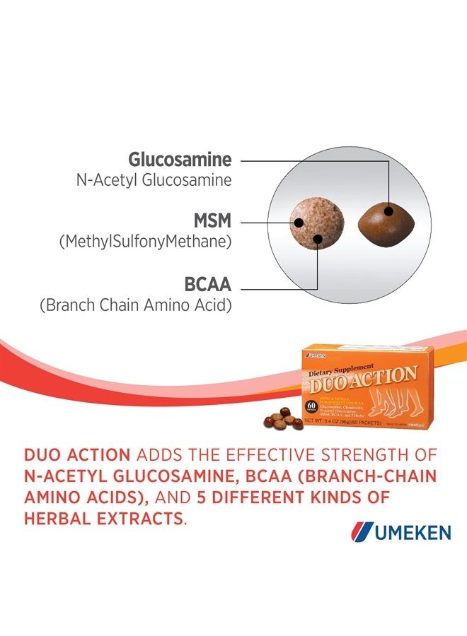 umeken Duo Action, 1 Month Supply. 60 Packets. - Image 3