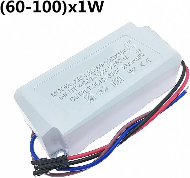 40W 50W 60W 70W 80W 90W 100W سائق LED AC 85 265V 300mA إمداد طاقة ثابت التيار - Image 2