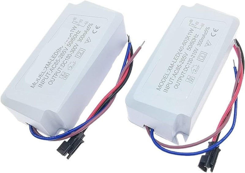 40W 50W 60W 70W 80W 90W 100W سائق LED AC 85 265V 300mA إمداد طاقة ثابت التيار - Image 1