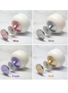 Bee Air Cushion Silicone Facial Cleansing Brush with 0.3mm Ultra-Fine Bristles, Air-Injector Technology, Deep Pore Exfoliator, Suitable for Face and Body (Ultra-Fine Purple)  - Image 3