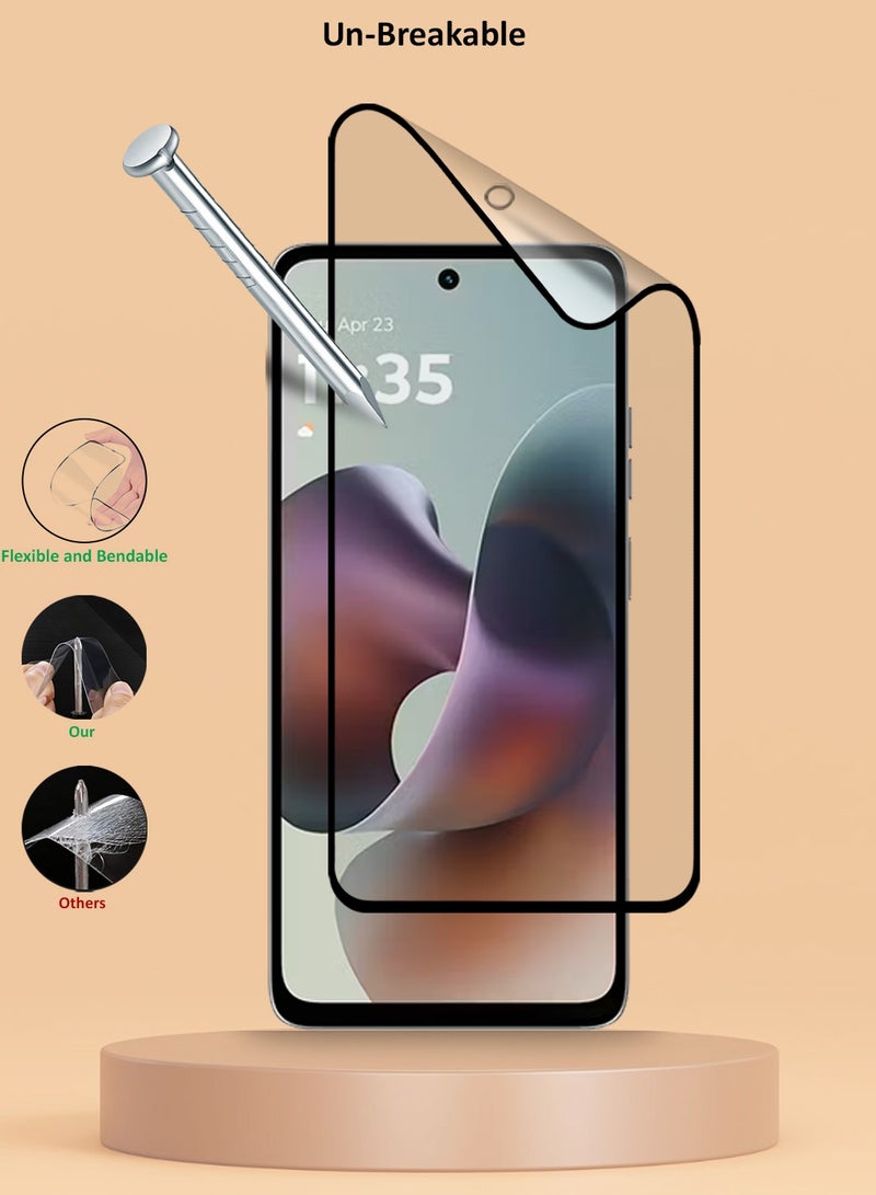 Techie 2 Pack Motorola Moto G35 / Motorola Moto G05 / Motorola Moto G15 / Motorola moto G56 Matte Ceramic Screen Protector Film Anti Fingerprint Bubble Free Easy Installation - Image 5