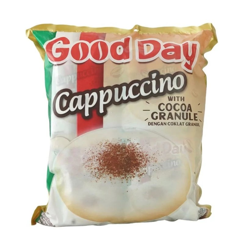 Good Day Cappuccino with Cocoa Granule, Coffee 25G Per Pouch- Pack of 30 Pieces