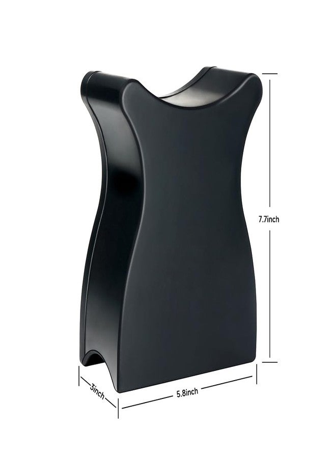 NOVAL Pedicure Foot Rest Stand, Portable Leg Support for Salon and Home Use, Black - Image 2