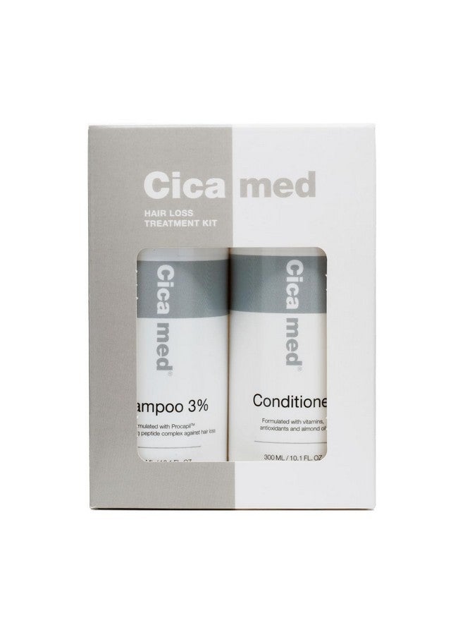 Cicamed Hair Loss Treatment Kit - Shampoo & Conditioner with Procapil, Vitamin B5, & Wheat Protein for Stronger, Healthier Hair - Silicone & Sulfate Free - Image 1