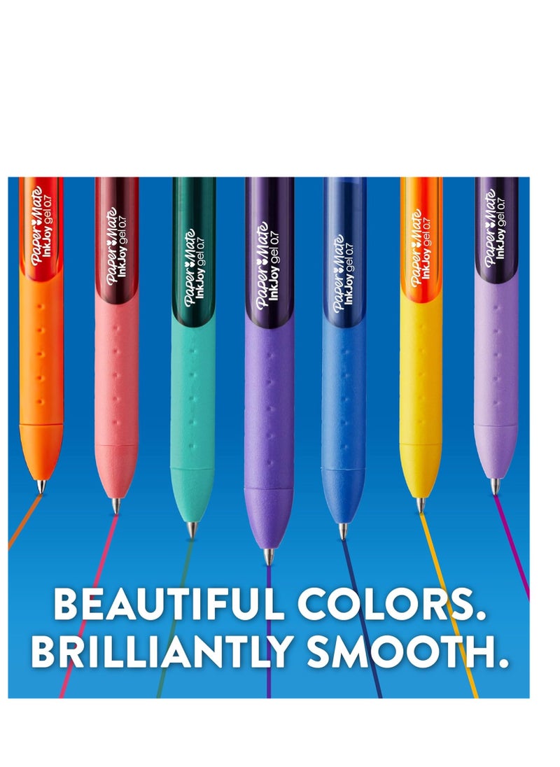 Paper Mate أقلام جل من Paper Mate InkJoy، ذات رأس متوسط، ألوان متنوعة، مجموعة من 14 قلمًا  - Image 2