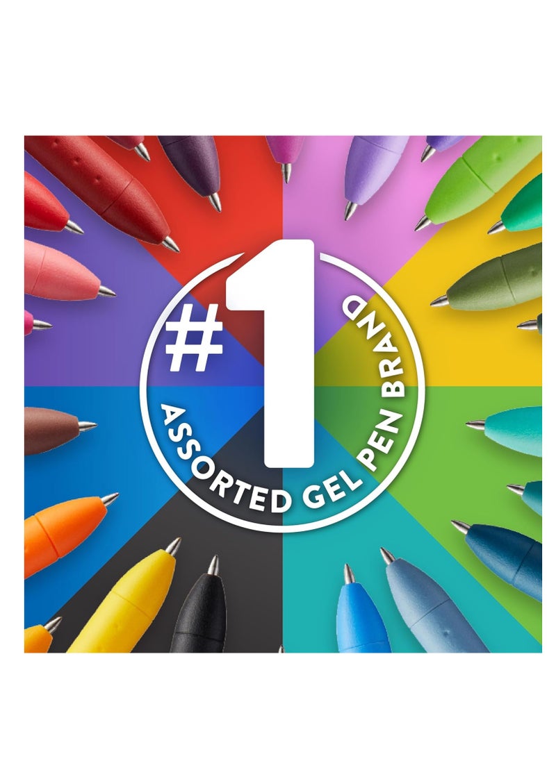 Paper Mate أقلام جل من Paper Mate InkJoy، ذات رأس متوسط، ألوان متنوعة، مجموعة من 14 قلمًا  - Image 3