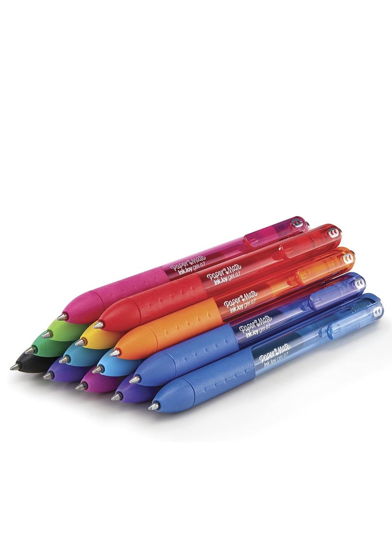 Paper Mate أقلام جل من Paper Mate InkJoy، ذات رأس متوسط، ألوان متنوعة، مجموعة من 14 قلمًا  - Image 5
