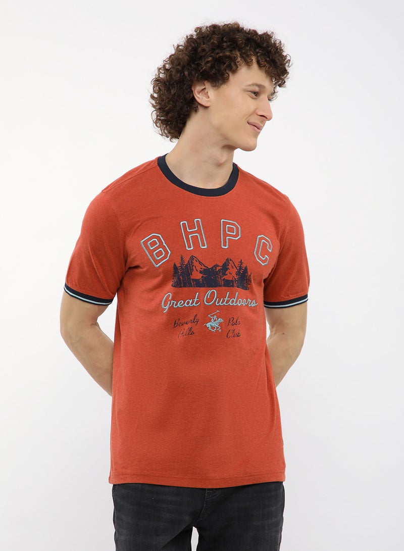 بيفرلي هيلز بولو كلوب تيشيرت بياقة دائرية برسومات - Image 1