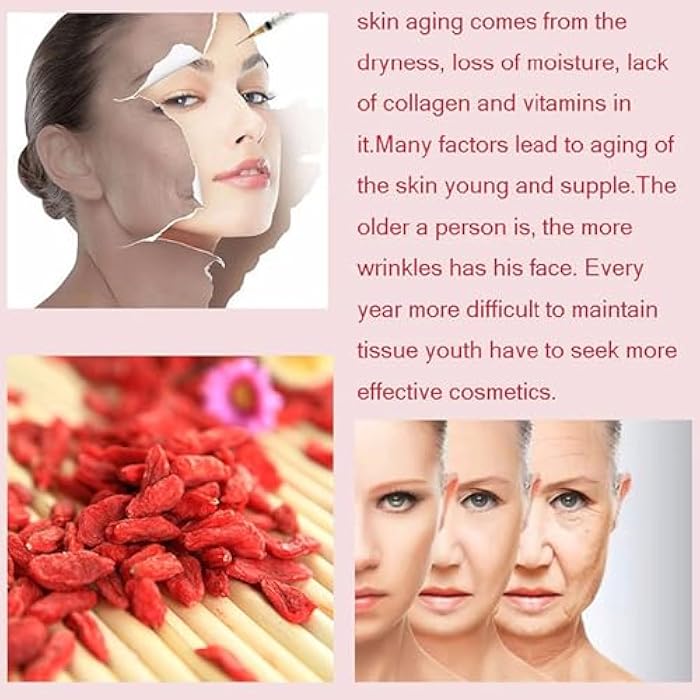 Rosarden Goji Berry Facial Cream, Anti-Aging Facial Cream with Antioxidant, Reduces Wrinkles and Fine Lines, Smooth Skin, Goqi Berries Cream with Hyaluronic Acid, Moisturizing Skin, Improve Rough Skin - Image 4