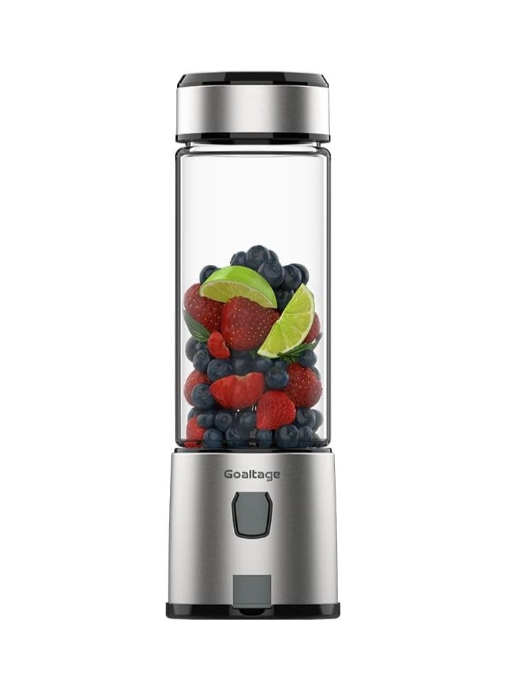 جولتيج Goaltage BLND01 BlendMaster Portable Blender with Powerful Ice-Crushing Blades, Rechargeable Battery, Shock Resistant Glass and Self-Cleaning Functionality - Image 1