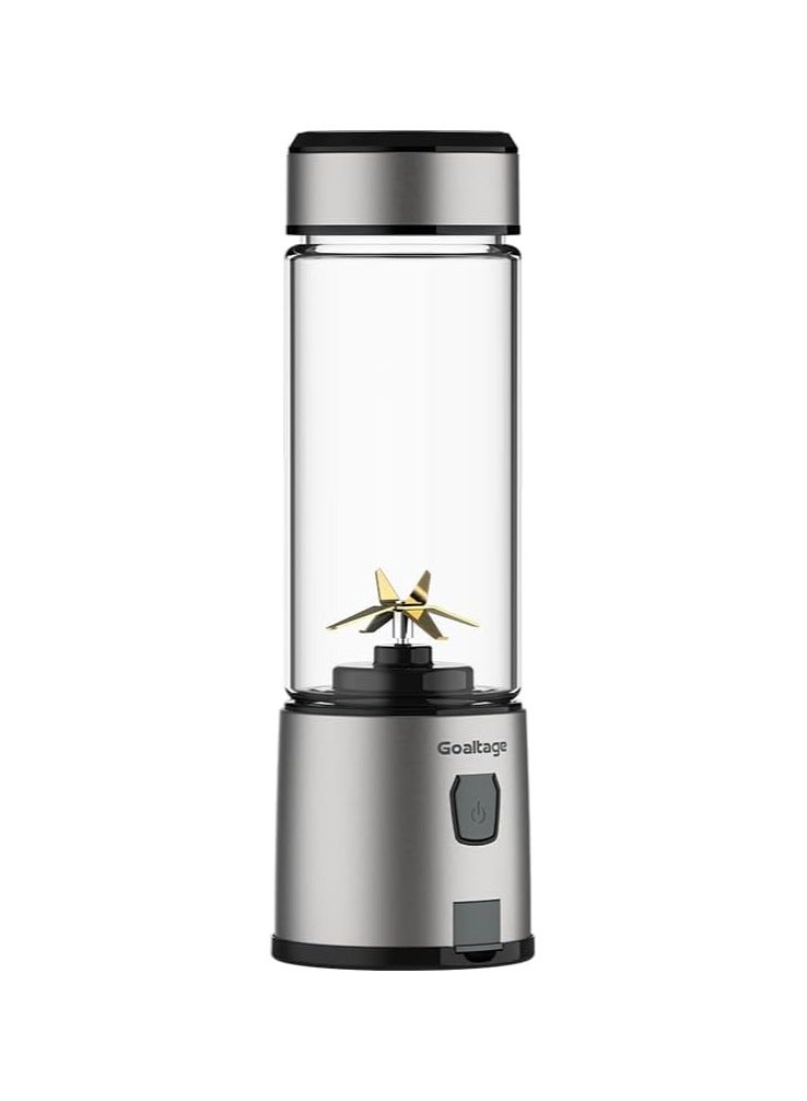 جولتيج Goaltage BLND01 BlendMaster Portable Blender with Powerful Ice-Crushing Blades, Rechargeable Battery, Shock Resistant Glass and Self-Cleaning Functionality - Image 3