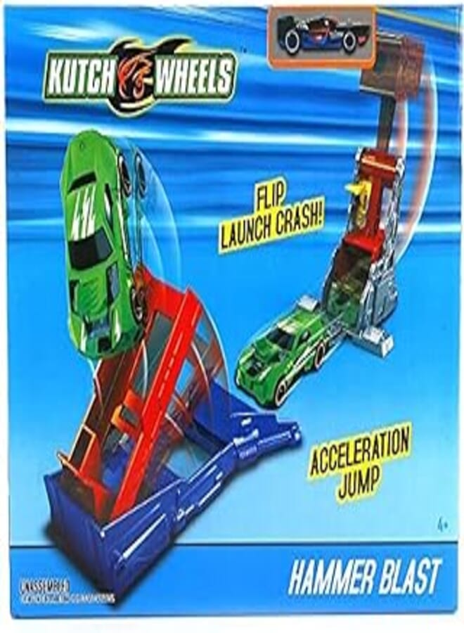 Kutch Wheels Hammer Blast Track With 1 Metal Car