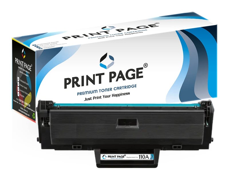 Print Page 110A Toner Cartridge Compatible for LJ Printer 108, 108a, 108w, 136, 136a,136w, 136nw, 138, 138pnw, 138fnw (1 pcs) - Image 2