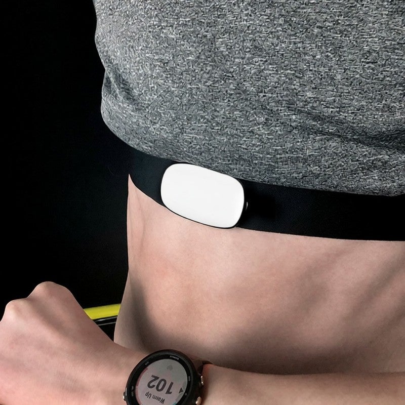Meilan Heart Rate Monitor: BT BLE4.0/ANT+ Dual Models Cordless Technology, 9-12 Month Replaceable Coin Cell - Soft Adjustable Textile Belt Fitness Tracker for Sports Training, Cycling, Running - Image 3