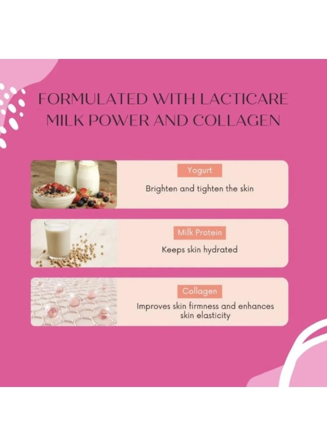 A Bonne Milk Power 3X Lightening Lotion with Collagen & UV Protection, 500ml UV Protection Brightening Moisturizer for Soft Smooth Radiant Skin Care - Image 5
