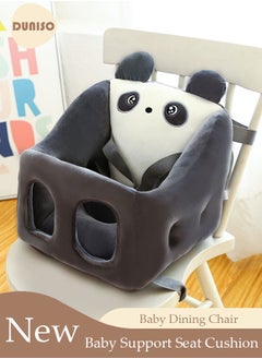 DUNISO Baby Sofa Booster Chair, Comfortable Plush Cartoon Panda Chair,Kids Sofa Support Seat Learning Sitting,Infant Safe Sitting Chair, Learning to Sit Comfortable Plush Infant Seats,Baby Sitting Chair for Newborn 3-16 Months  - Image 1