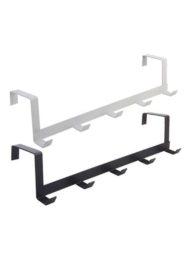 5-Hook Back Door Hanger Black - Image 5
