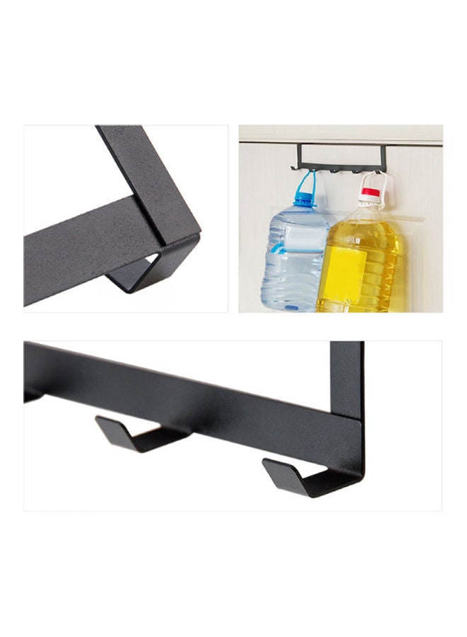5-Hook Back Door Hanger Black - Image 4
