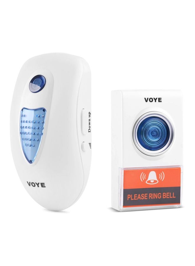 Wireless Doorbell White/Blue 9x6x2.8cm - Image 2