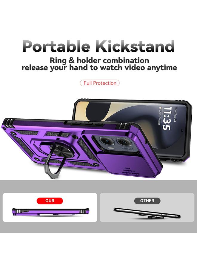 S-TOP Case For Motorola Edge 5G 2024 Sliding Camshield Holder Phone Case - Image 3